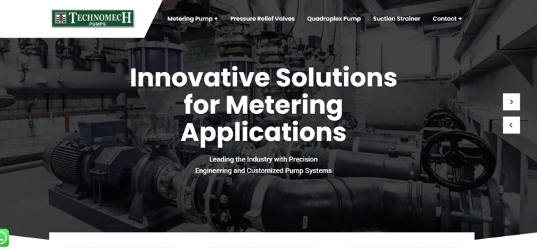 Website Development & On‑Page SEO for Technomech Pumps 6%psyber Inc% Website Development