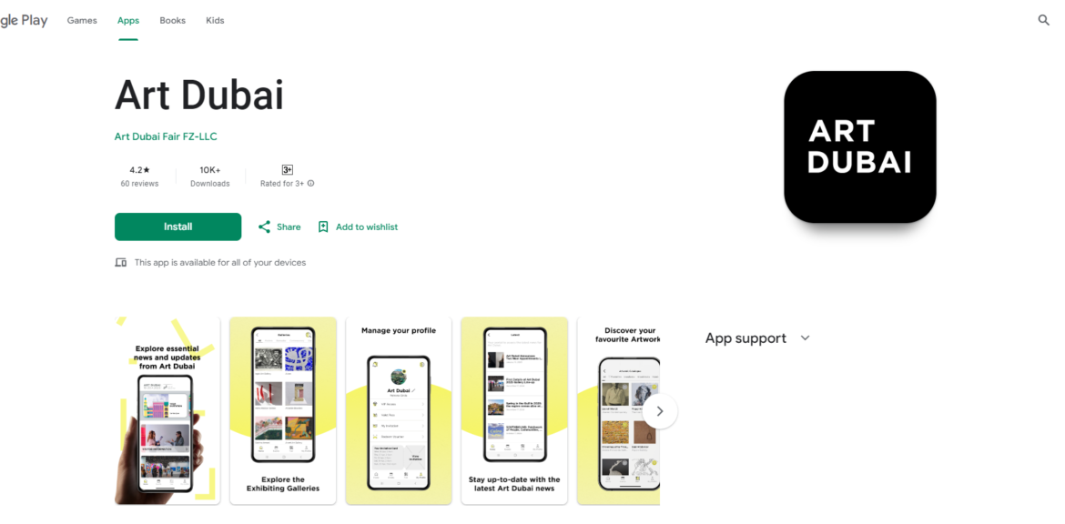 Art Dubai Apps on Google Playpsyber Inc%