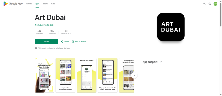 Art Dubai Apps on Google Playpsyber Inc%