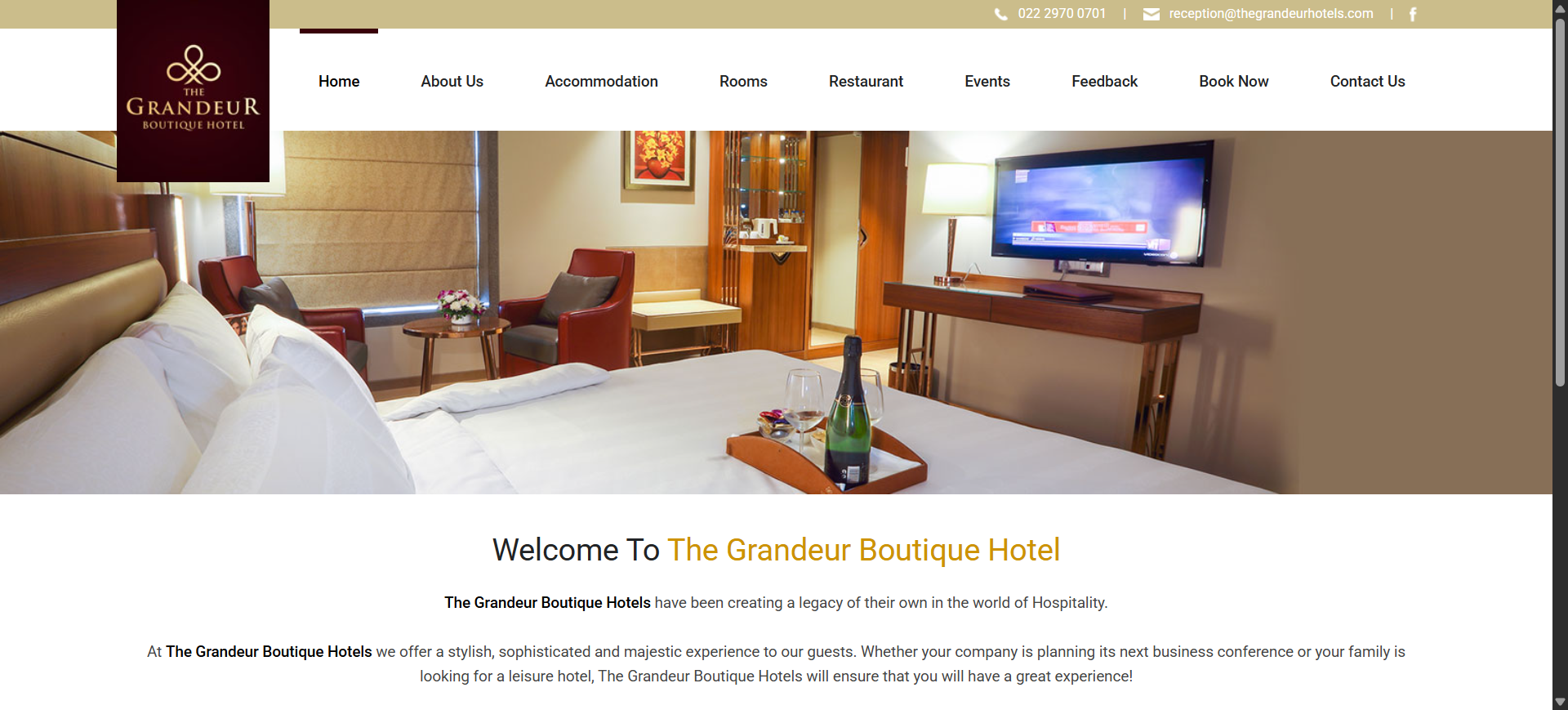 Elevating The Grandeur Hotels' Online Presence with a Custom Website and Online Revenue Management 1%psyber Inc% psyber Inc%