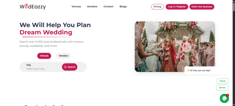 WedEazzy Your Dream Wedding Partnerpsyber Inc%