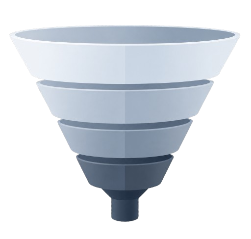 Disconnected marketing funnel
