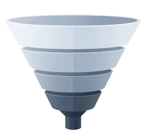 Disconnected marketing funnel