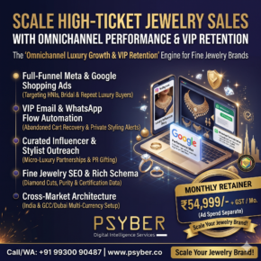 Omnichannel Luxury Growth & VIP Retention Engine by Psyber, ₹54,999 + GST per month