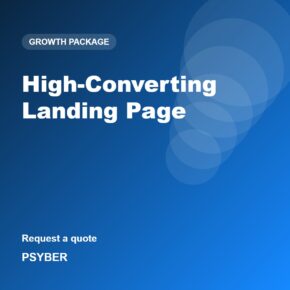 High-Converting Landing Page – Psyber growth package